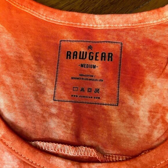 Raw Gear NWT men's orange/yellow tank in‎ medium RG331 - Picture 7 of 9